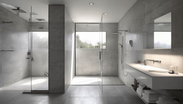 Comment aménager une douche ouverte dans une petite salle de bain