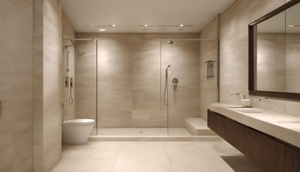 Comment concevoir une douche sans paroi vitrée adaptée à votre salle de bain